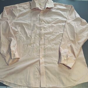 Michael Kors Light Pink Men XL Button Dress Shirt